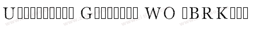 Unexplored Galaxies WO -BRK-字体转换